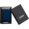 Zippo Classic 239 — синяя матовая зажигалка